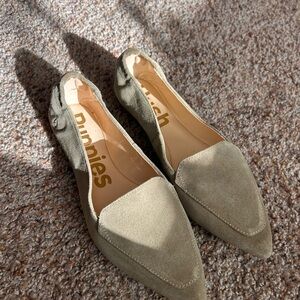 Hush Puppies Women's Olive Flats